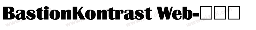 BastionKontrast Web字体转换